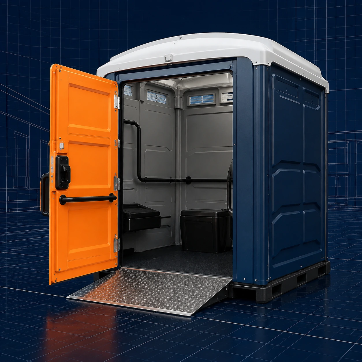 Portable restroom rental planning for Davidson, NC