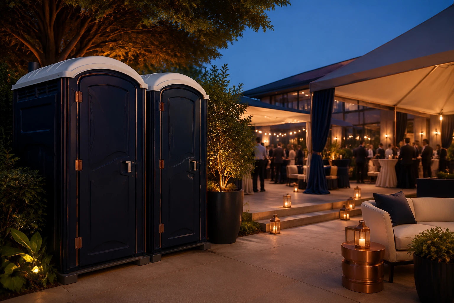 Portable restroom rental planning for Troutman, NC
